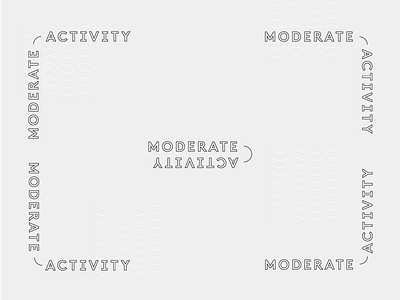 Modern Activity identity flexible logo outline system