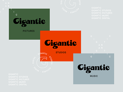 GIGANTIC 02 identity logo system