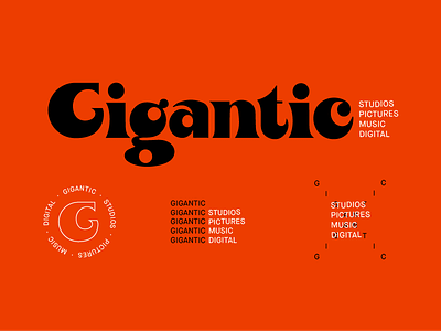 GIGANTIC 01 identity logo system