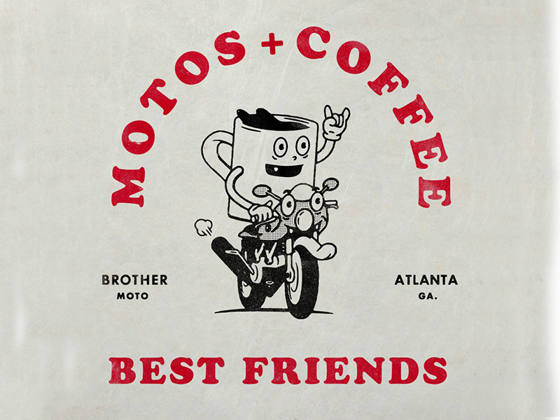 Motos & Coffee by Elliott Snyder on Dribbble