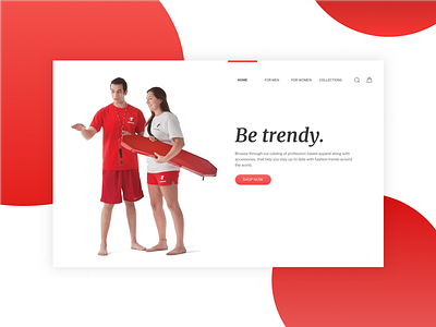 Trendsetters 2d profession red shop sketch ui web