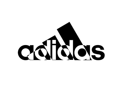 Black + White + Adidas adidas black black white bw illustration logo logo 2d logo design logo esports overlap ui