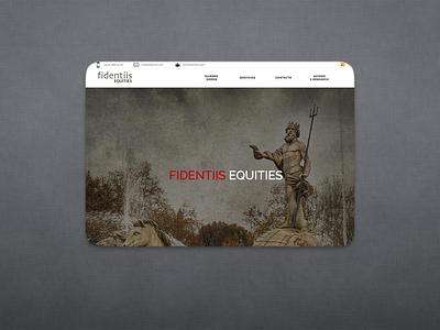 Fidentiis Equities branding communication design identity logo ui ux web