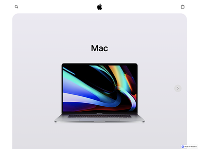 Apple Homepage Concept