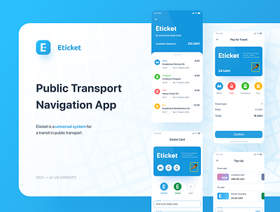 Eticket: Public Transport & Time Travel app banking clean colorful dashboard design system electronic card interaction layout minimal mobile app payment payment form public transport ticket transfer money travel ui design ux design web design