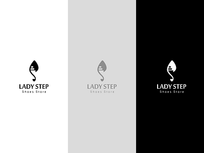 Lady Step | Logo Rebranding black brand brand mark branding design fashion graphic design icon logo illustration logo logo design mono logo vector