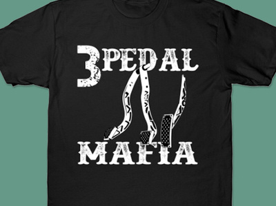 3 Pedals branding design illustration tshirt design vector