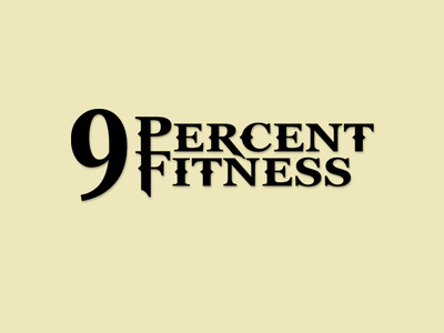 9 Percent Fitness branding design illustration logo tshirt design vector