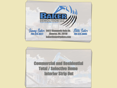 Baker Demo Business Cards