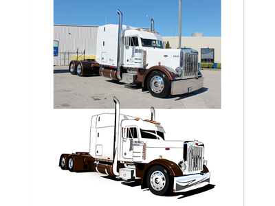 Big Rig Vector