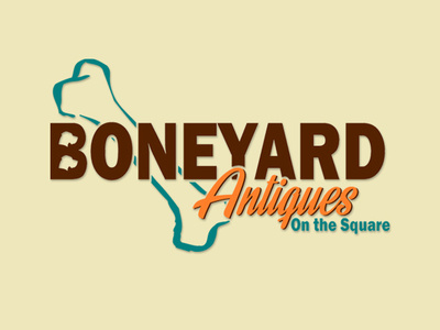 Boneyard Antiques Logo boneyard small business antiques typography minimal business logo business card design business card flat vector tshirt design illustration design logo branding