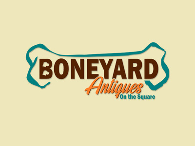 Bonyard Branding typography minimal business logo business card design flat business card logo tshirt design vector illustration design branding