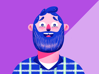 Character Illustration - Happy Guy character design illustration photoshop pierrekleinhouse wacom wacom tablet