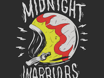 Warriors design illustration logo