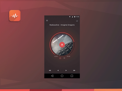 Music Player App - WIP android app material design music