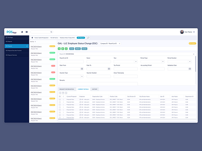 Admin Portal UI