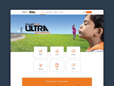 Sampath Rewards Concept clean design icon product ui ux
