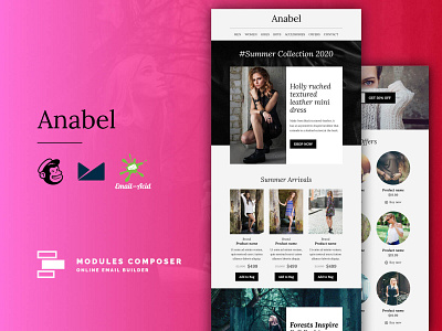 Anabel - E-commerce Responsive Email with Online Builder