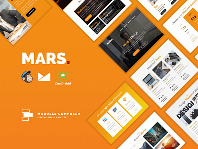Mars - Responsive Email for Agencies, Startups & Creative Teams builder campaignmonitor creative dragdrop ecommerce emailbuilder emailtemplate fashion modulescomposer multipurpose newsletter psd2newsletters responsive startup