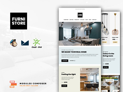 Furnistore - Responsive Furniture & Interior design Email emailbuilder