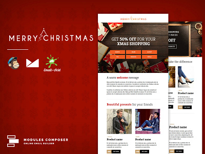 Xmas - E-Commerce Responsive Email ideal for Christmas