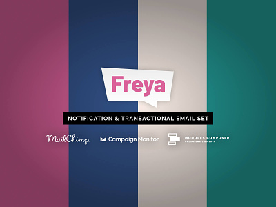 Freya - Notification Email Set with Online Builder emailbuilder