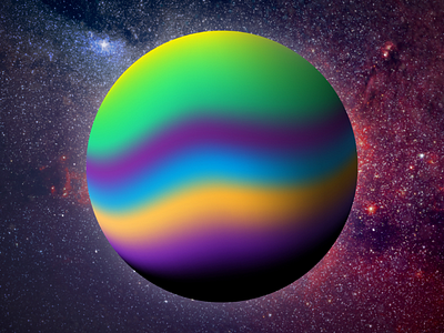 Enigma Planet background color degrade draw illustration planet purple stars universe