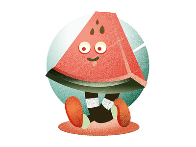 Watermelon Digital Illustration
