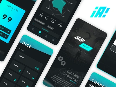 CoC TRPG App UI ( Alpha version is available ) app cthulhu mobile mobile ui ui ux