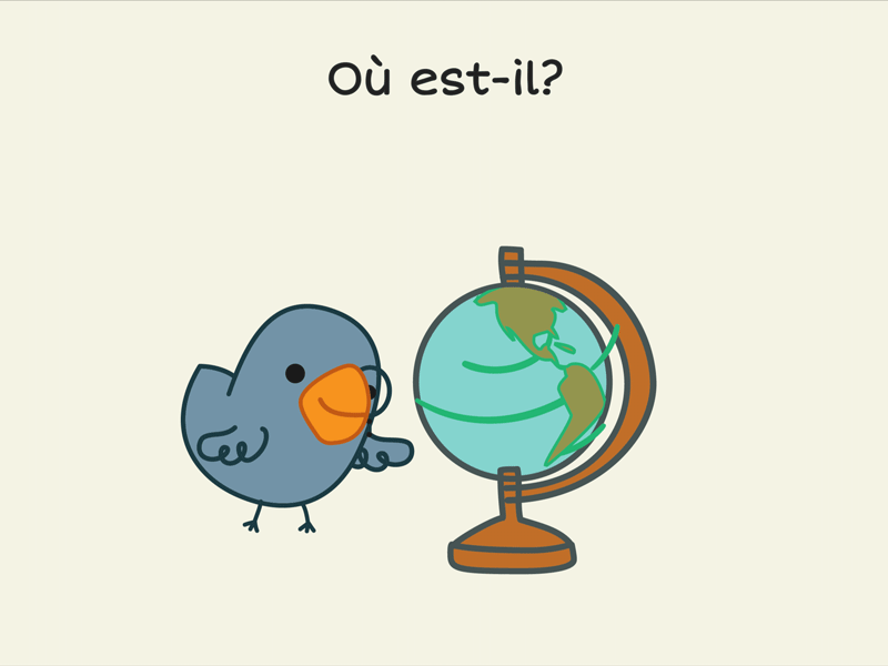 8- Jour Huit animation earth education french illustration