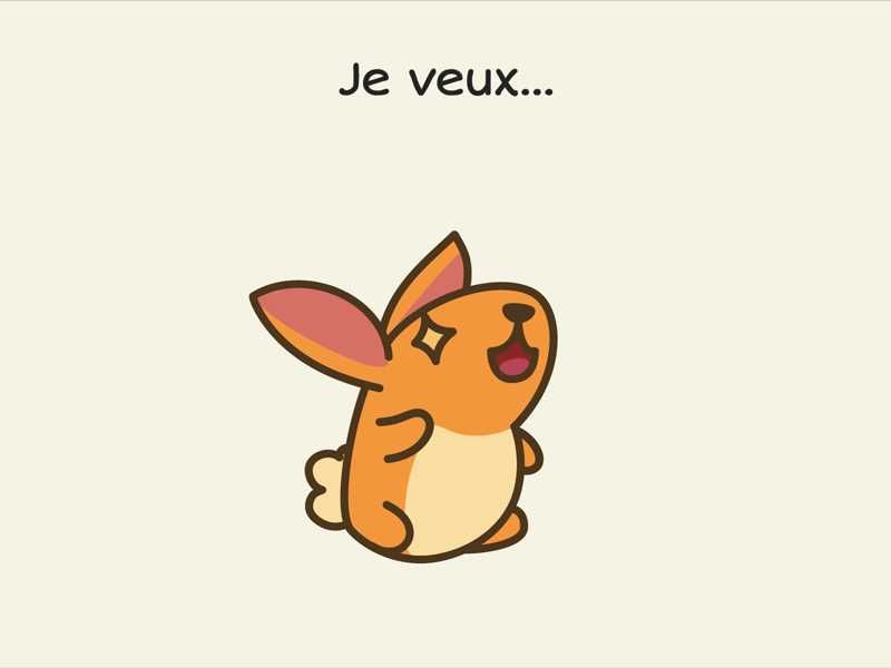 9- Jour Neuf animation education french illustration rabbit