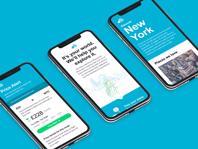 Skyscanner email design city guide email isometric onboarding price alert sketch skyscanner skyscannerdesign welcome