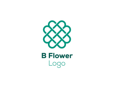 B Flower Logo b letter b logo brand brand and identity branding design flower letter b logo logo type