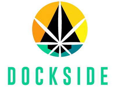 Dockside Dispensary - Logo Design boat circle design logo marijuana sun weed