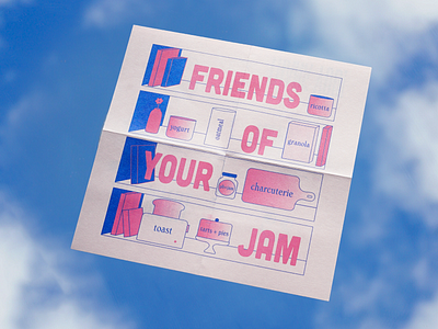 Jammy Jam Riso Print branding design illustration minneapolis package design pastels print risograph typography