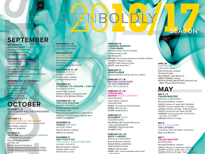 Seattle Symphony Season Calendar