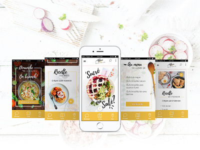 Mobile app design "le pain quotidien"