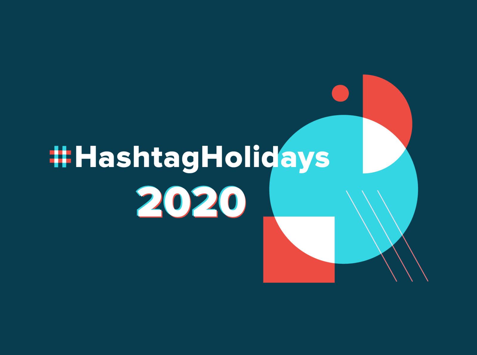 Hashtag Holidays campaign identity by Arden Wilson on Dribbble