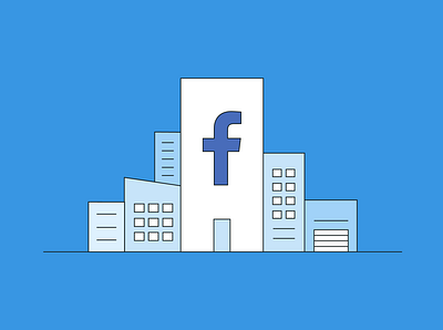 Facebook Business Manager business design facebook flat illustration social media vector