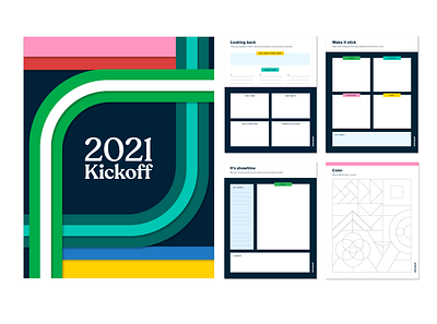 Sprout 2021 Kickoff - Worksheets event collateral layout print