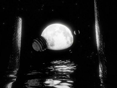 Crazy Moon 3d animation blender experiment