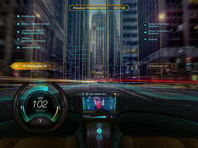 Holographic Car UI car experiment illustration interface sketch ui