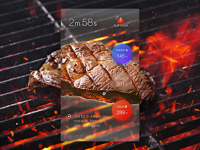 BBQ Status AR ar design experiment food sketch ui