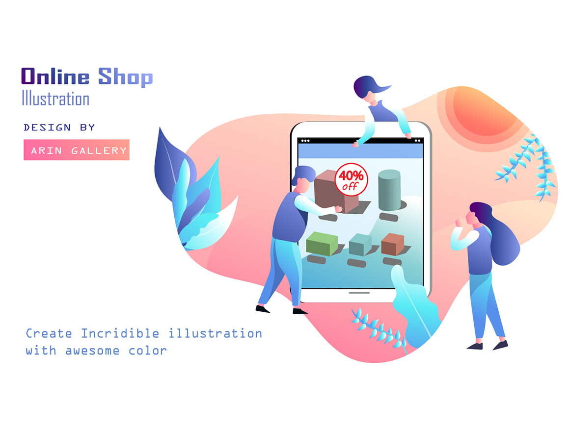 Online Shop Illustration By Kharisma Bagus Setyawan On Dribbble 4887