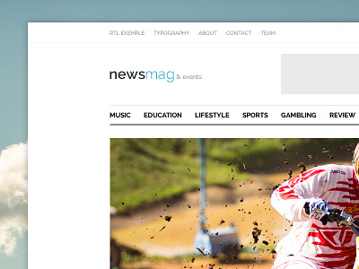 NewsMag magazine website web design website wordpress wordpress themes