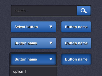 Ui button input search select ui