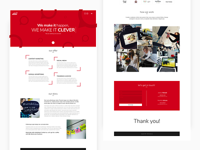 aimclever com design desktop layout onepage project ui ux webdesign website www