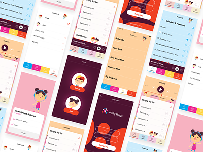 Early Stage design layout mobile mobile app project ui ux