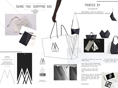 Swing Tag/ Shopping bag design