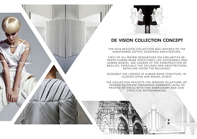 The De Vision Collection Concept 3d artist branding concept concept design design design art fashion brand fashion design illustration illustrator typography